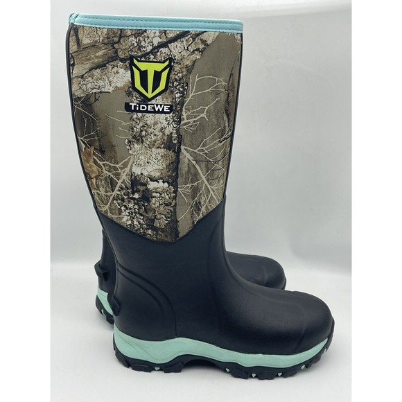 TIDEWE Hunting Boot for Women, Insulated Waterproof Durable 15" Size 6 - Picture 4 of 7